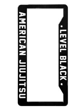 LXB Level Black Jiu Jitsu License Plate